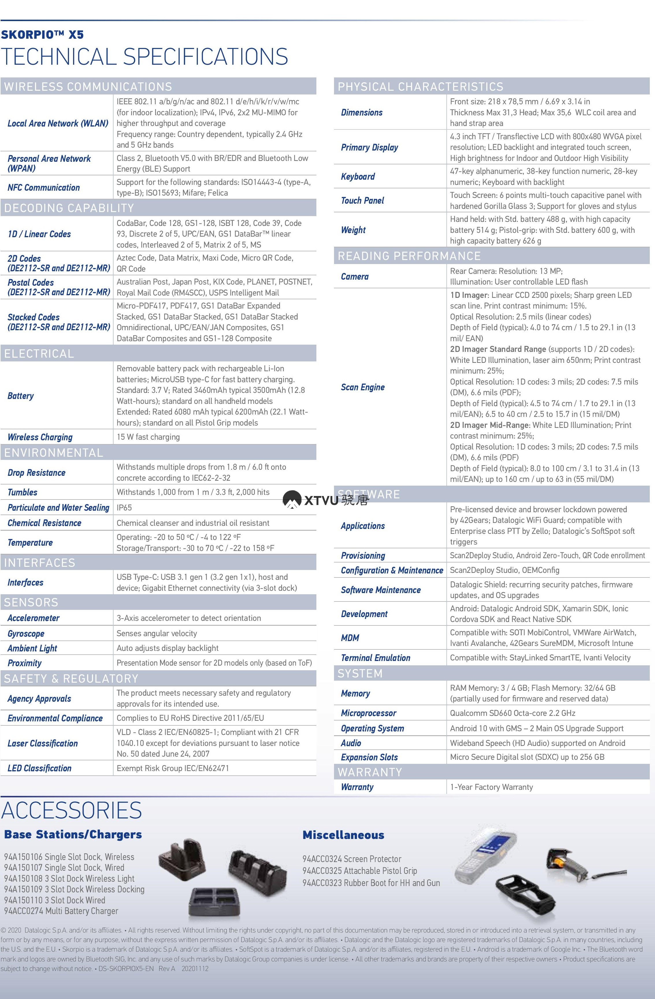 Datalogic  Skorpio X5 -  Powerful Android mobile computer for the industry