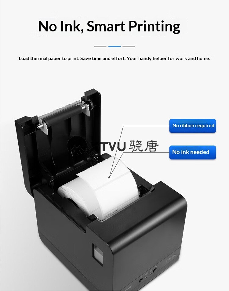 Honeywell OD280D Black Thermal Label/Take-out Receipt Printer USB Connection Super 48mm Paper Size 100mm/s Print Speed